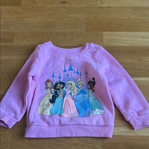 Disney Pink Princess Sweatshirt Pullover